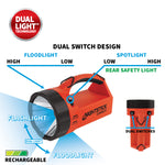 NightStick XPR-5581RX VIRIBUS 81 Intrinsically Safe Dual-Light Lantern - Rechargeable