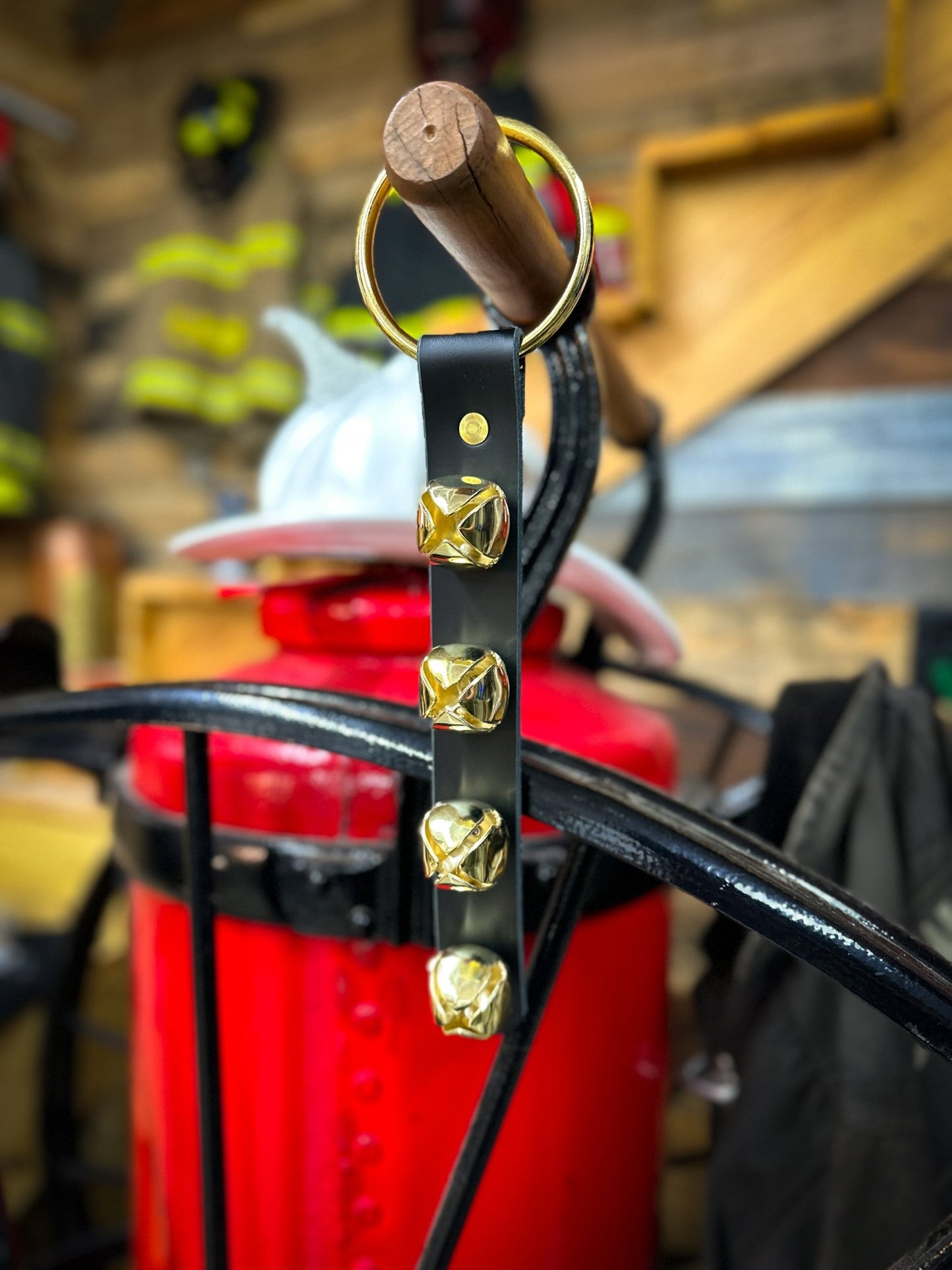 Christmas Sleigh Bells Door Hangers - Box 31 Leatherworks