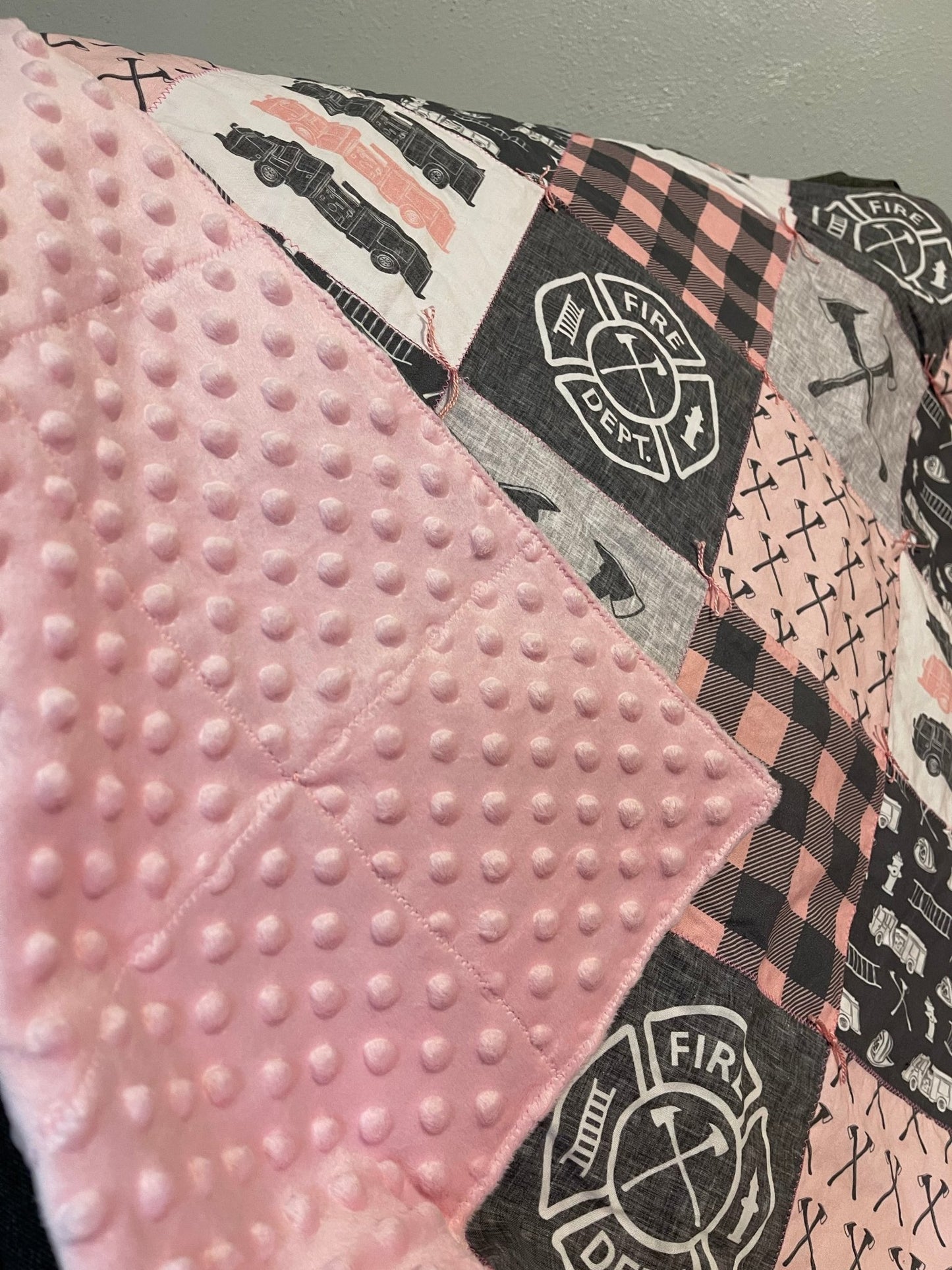 Girls Firefighter Blanket - Box 31 Leatherworks