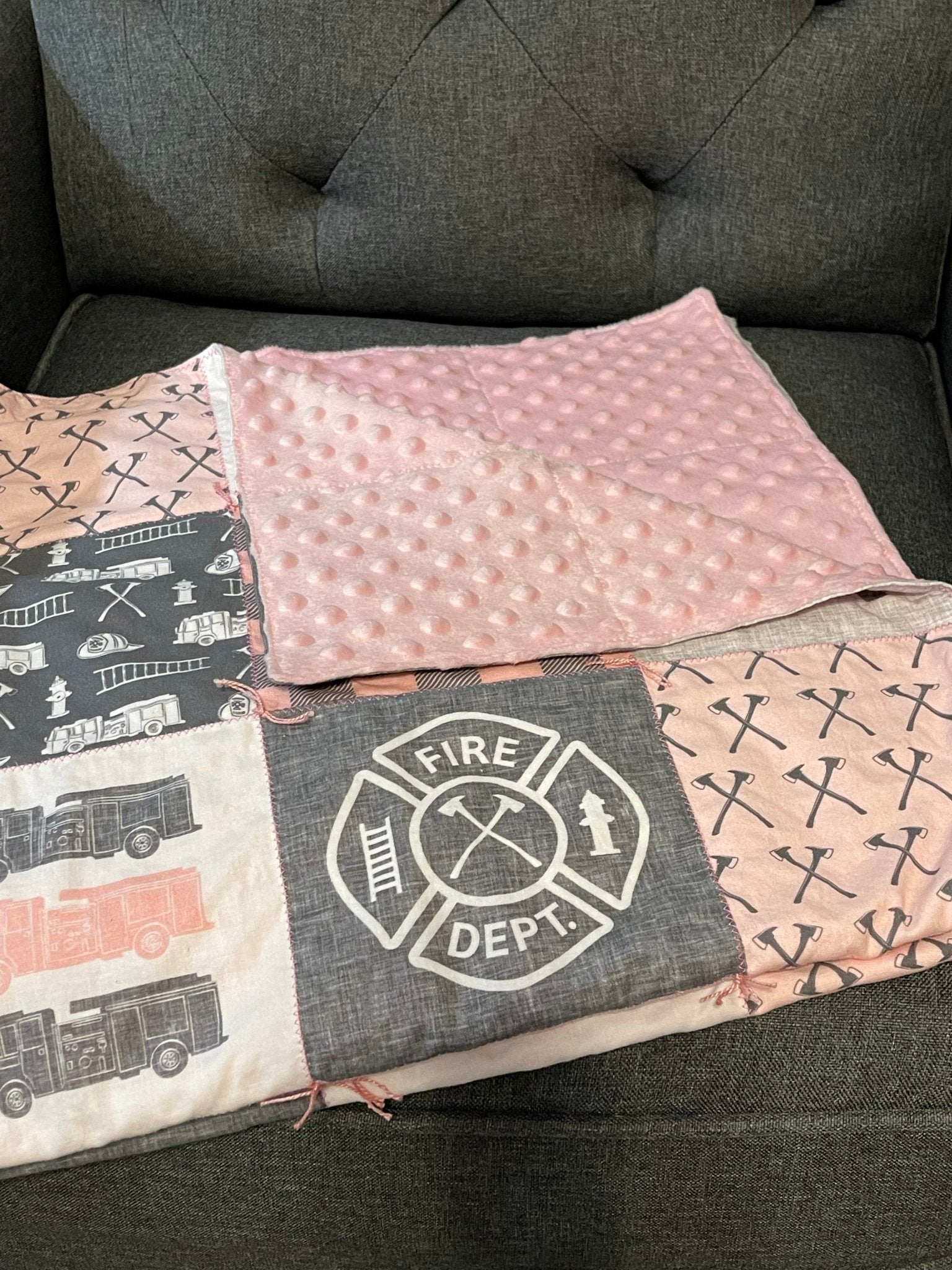 Girls Firefighter Blanket - Box 31 Leatherworks