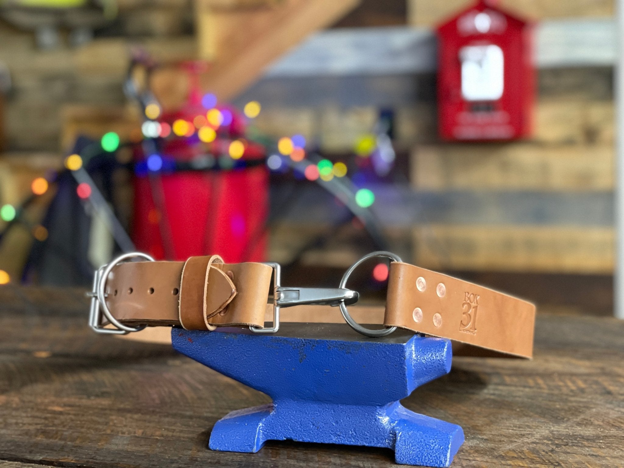 Leather Adjustable Turnout Gear Truck Belt - Box 31 Leatherworks