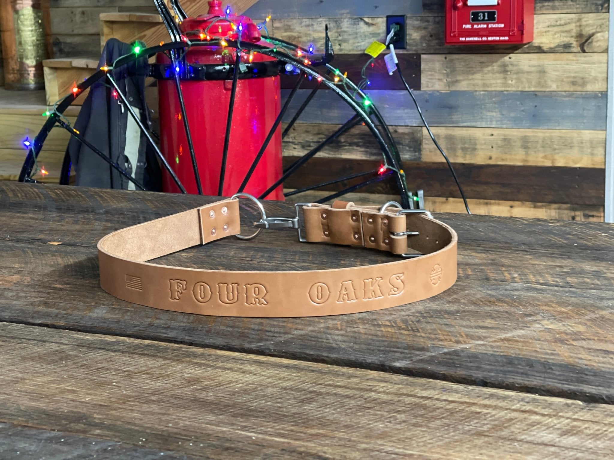 Leather Adjustable Turnout Gear Truck Belt - Box 31 Leatherworks