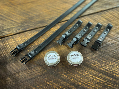Leather Chin Straps – Fire Service Edition - Box 31 Leatherworks