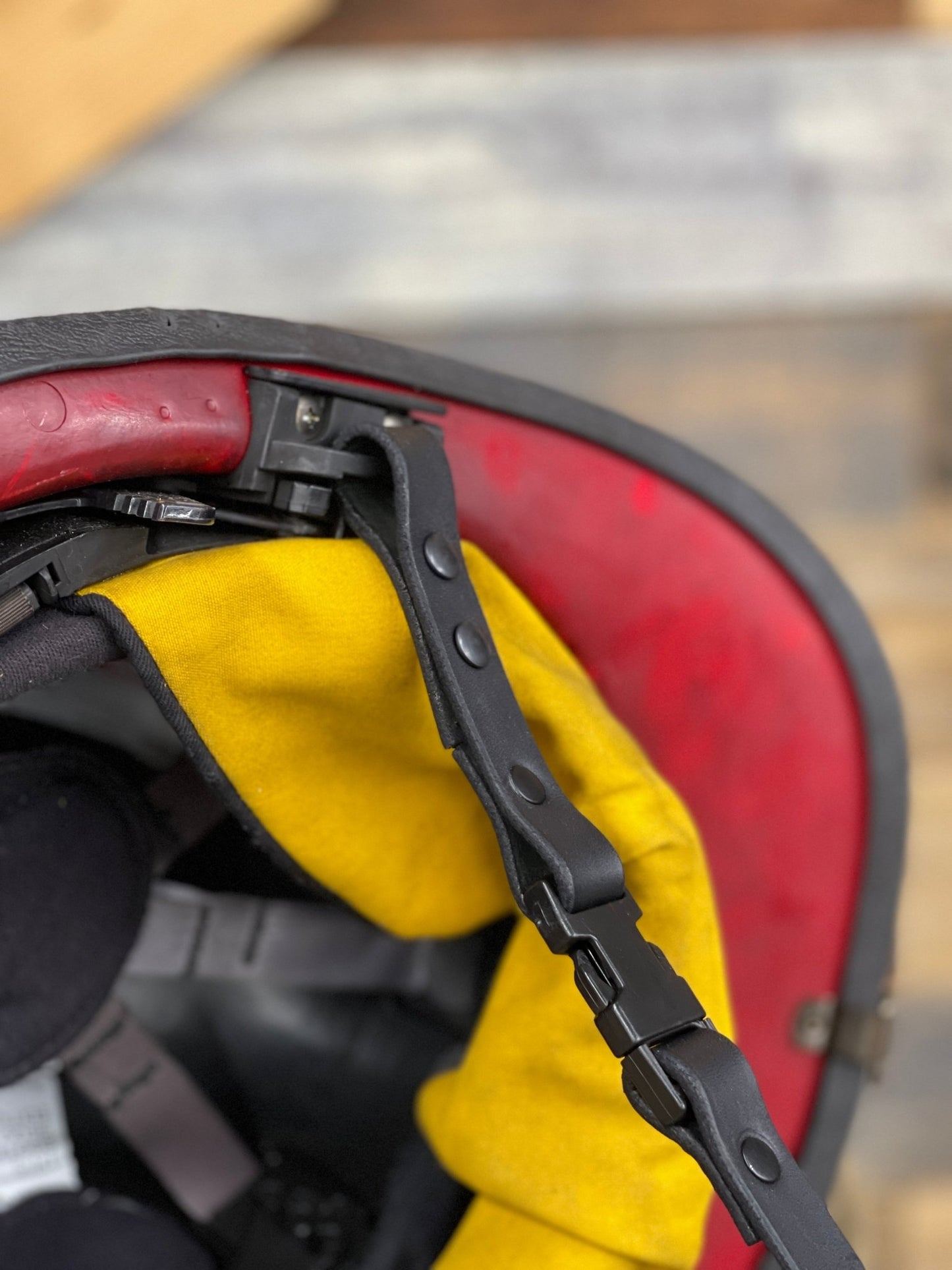 Leather Chin Straps – Fire Service Edition - Box 31 Leatherworks