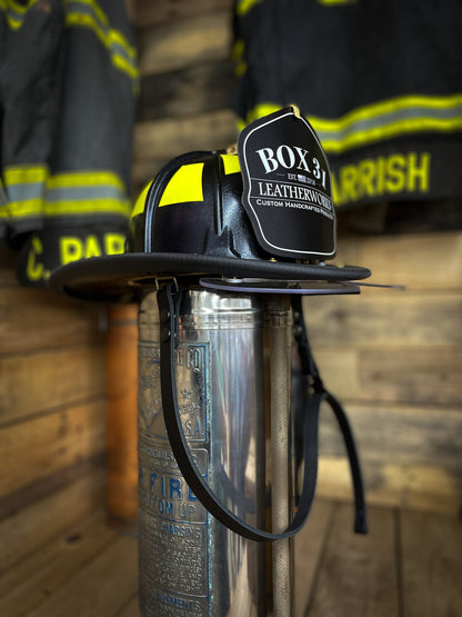 Leather Chin Straps – Fire Service Edition - Box 31 Leatherworks