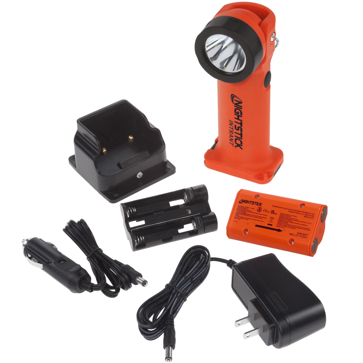 Nightstick XPR - 5568RX INTRANT Intrinsically Safe Dual - Light Angle Flashlight - Rechargeable - Box 31 Leatherworks