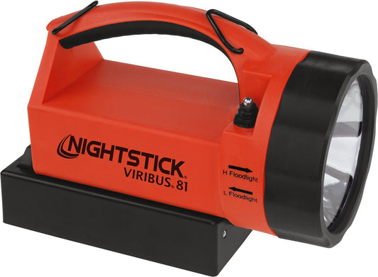 Nightstick XPR - 5581RX VIRIBUS 81 Intrinsically Safe Dual - Light Lantern - Rechargeable - Box 31 Leatherworks